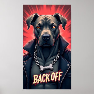 Zurücktreten poster