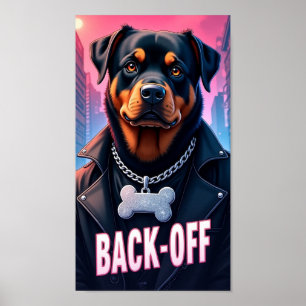 Zurücktreten poster