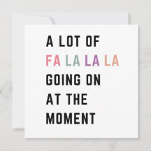 Zurzeit viel Fa La La La