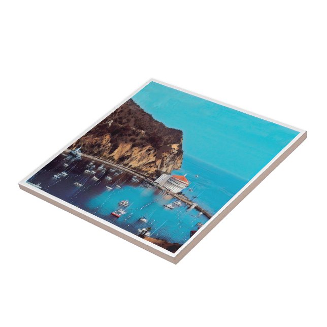 zUS009 SANTA CATALINA ISLAND, California, Fliese (Seite)