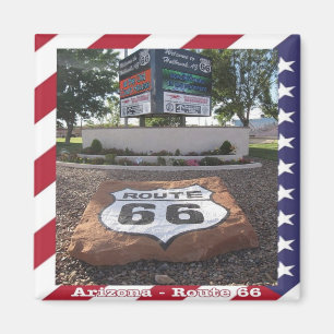 zUS087 ROUTE 66, Arizona, Amerika, Kühlschrank Magnet