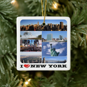 zUS107 NEW YORK CITY I Liebe, Mosaik, Keramikornament