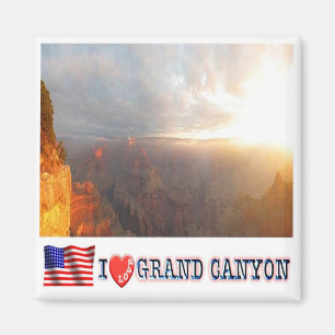 zUS138 GRAND CANYON I Liebe, Nationalpark, Kühlsch Magnet
