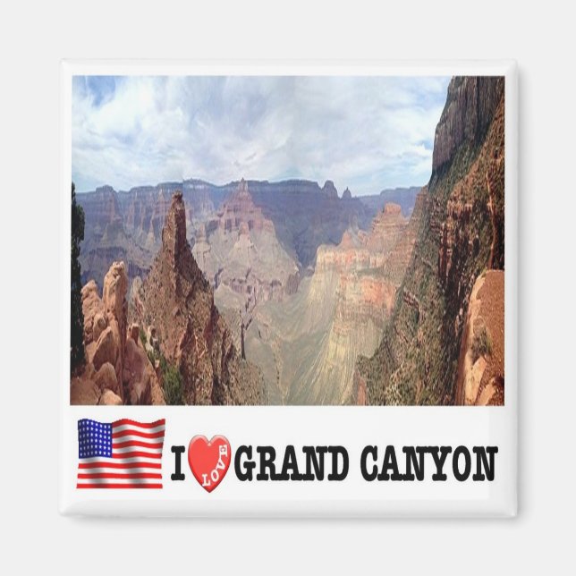 zUS141 GRAND CANYON I Liebe, Arizona, Kühlschrank Magnet (Vorne)
