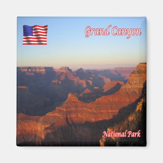 zUS142 GRAND CANYON Nationalpark, Arizona, Kühlsch Magnet (Vorne)