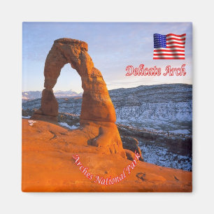 zUS162 ARCHES National Park, Delicate Arch, Kühlsc Magnet