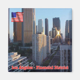 zUS173 LOS ANGELES, Finanzbezirk, Kühlschrank Magnet