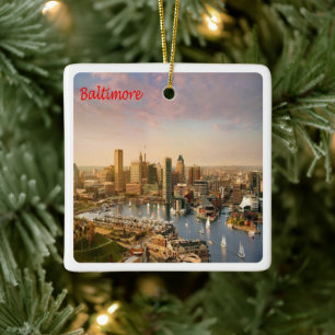zUS183 BALTIMORE, Maryland, Amerika, Keramikornament