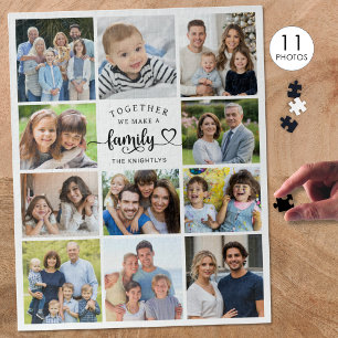 Zusammen bilden wir eine Familie 11 Fotos Herz