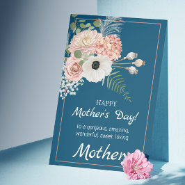 Zusammen blühen: Ein süßer, rustikaler Muttertag Feiertagskarte