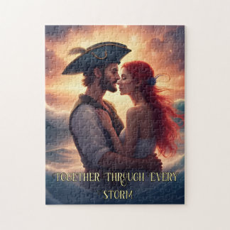 Zusammen durch jeden Sturm Romantische Piraterie