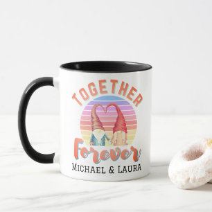 Zusammen Forever Gnome Couple Tasse