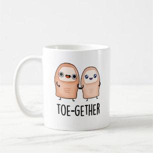 Zusammen Funny BIg Toe Pun Kaffeetasse