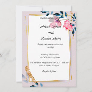 Zusammen für immer Hochzeitseinladung Einladung