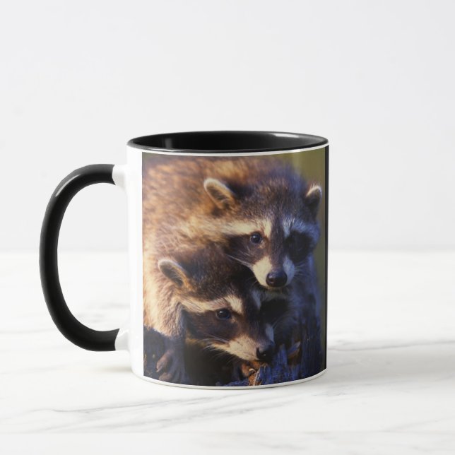 Zusammen für immer Waschbären Tasse (Links)