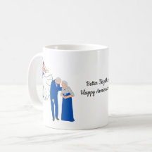 Zusammen glücklicher Hochzeitstag!