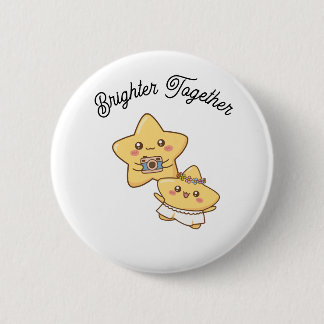 Zusammen heller – Süßes Knopgeschenk für Paare Button