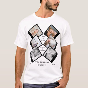 Zusammen ist alles – Familien-6-Foto-Collage T-Shirt