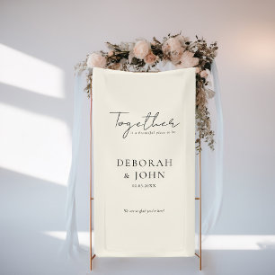 Zusammen ist ein schöner Ort zu sein! Elegant Banner