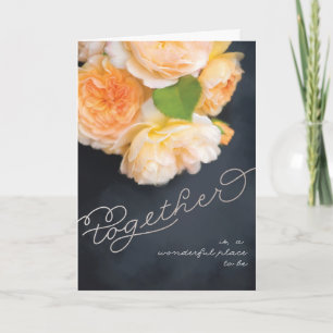 Zusammen ist ein wundervoller Ort Karte