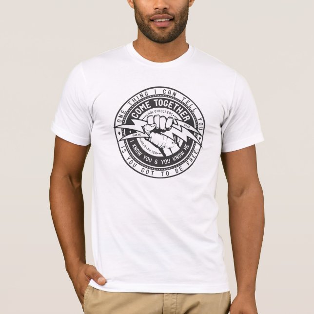 Zusammen kommen Gewerkschafts-Logo T-Shirt (Vorderseite)