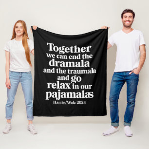 Zusammen können wir mit dem Dramala und dem Trauma Fleecedecke