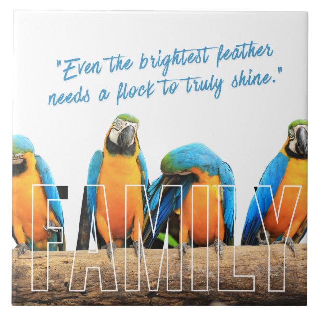 "Zusammen leuchten wir" Fliese (Vorderseite)