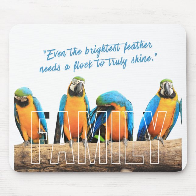 "Zusammen leuchten wir" Mousepad (Vorne)