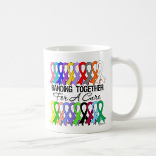 Zusammen mit einem Band versehen für eine Heilung Kaffeetasse