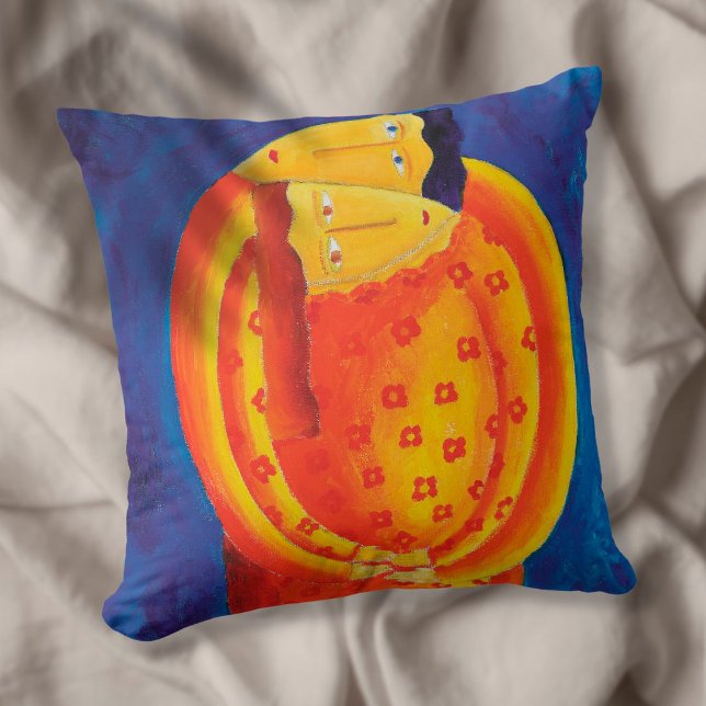 Zusammen mit zeitgenössischer Kunst Acrylmalerei Kissen (Von Creator hochgeladen)