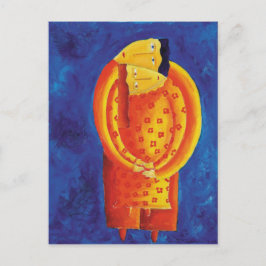 Zusammen mit zeitgenössischer Kunst Acrylmalerei Postkarte