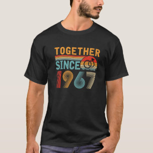 Zusammen seit 1967 Retro Style 54. Wedding Anniv T-Shirt