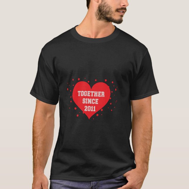Zusammen seit 2011 T-Shirt (Vorderseite)