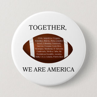 Zusammen sind wir Amerika  Button