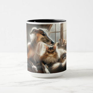 zusammen sonnenbaden. tasse