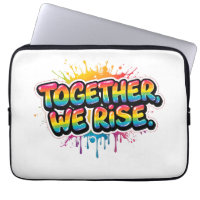 Zusammen steigen wir auf Regenbogen-Quote-Design