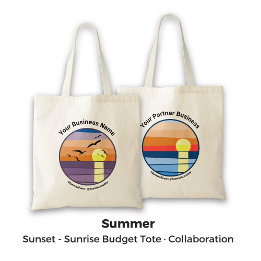 Zusammenarbeit mit Sonnenuntergang/Sonnenaufgang m Tragetasche