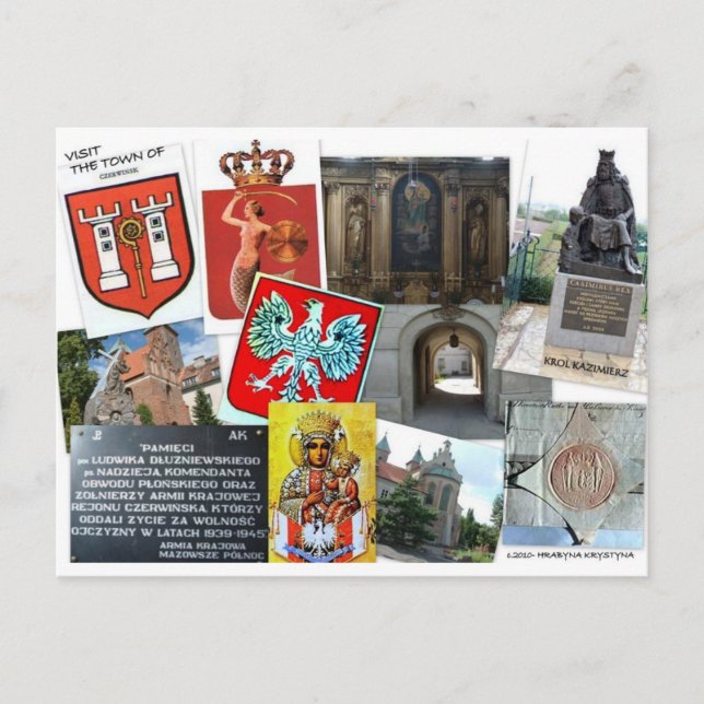 ZUSAMMENARBEIT POLENS POSTKARTE (Vorderseite)