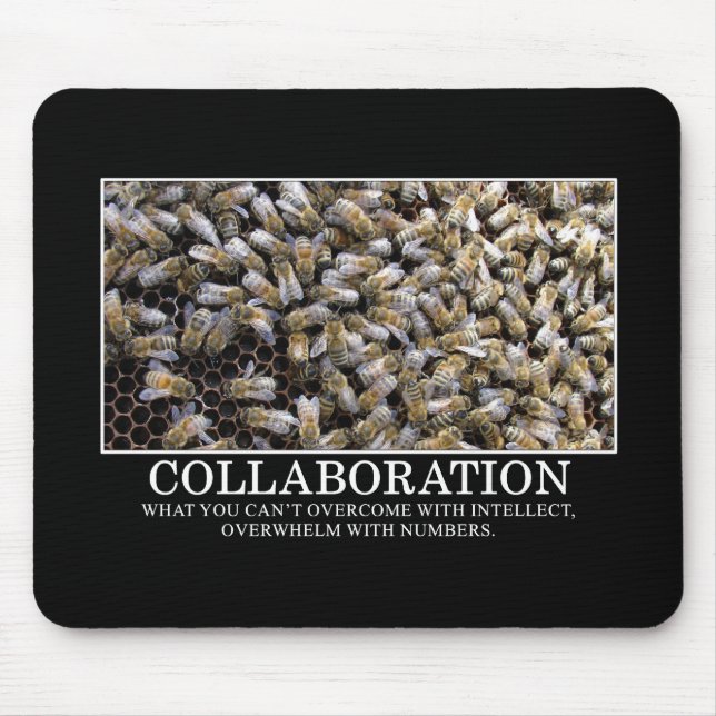 Zusammenarbeit verbessert Ihre Erfolgschance Mousepad (Vorne)