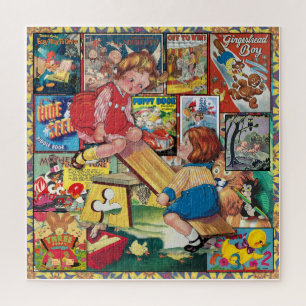 ZUSAMMENARBEIT Vintager KINDER
