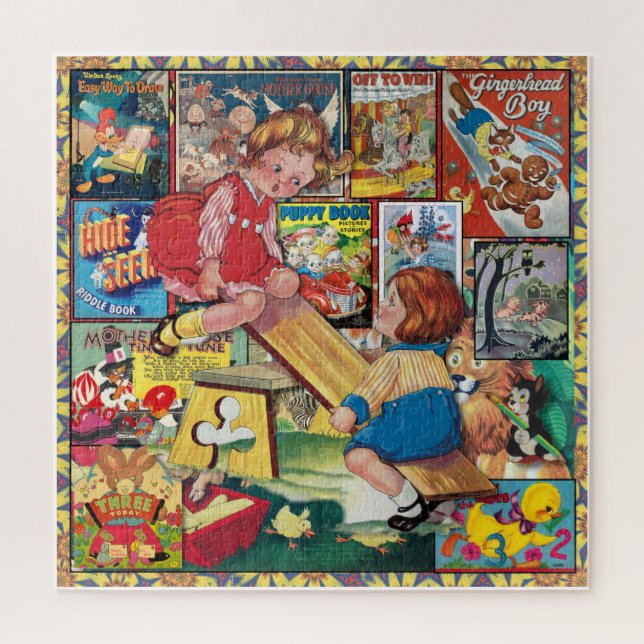 ZUSAMMENARBEIT Vintager KINDER (Vertikal)