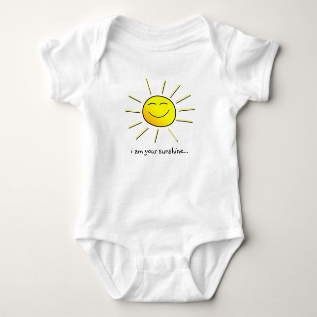 Zusammenbringen des Sonnenscheins (zu "Ihnen ist Baby Strampler (Vorderseite)