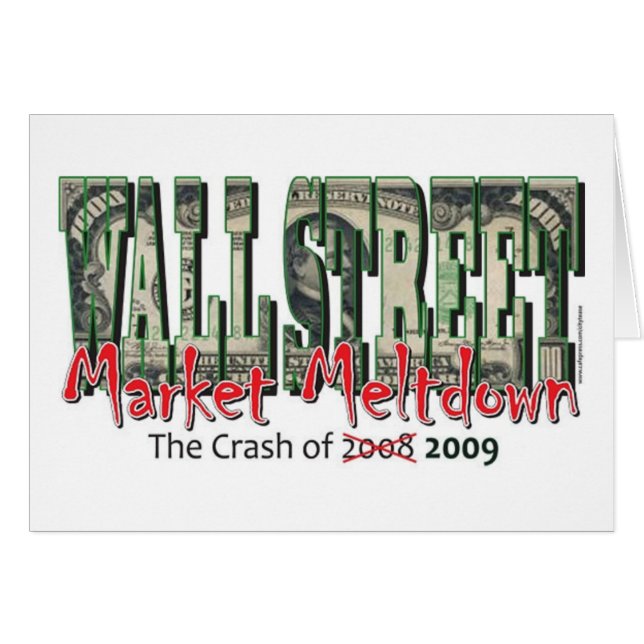 Zusammenbruch des Wall-Street-Marktes (Vorderseite (Horizontal))