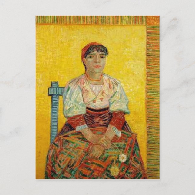 Zusammenfassung Beschreibung Portrait der italieni Postkarte (Vorderseite)