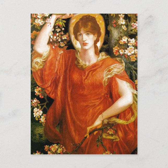 Zusammenfassung Dante Gabriel Rossetti A Vision vo Postkarte (Vorderseite)