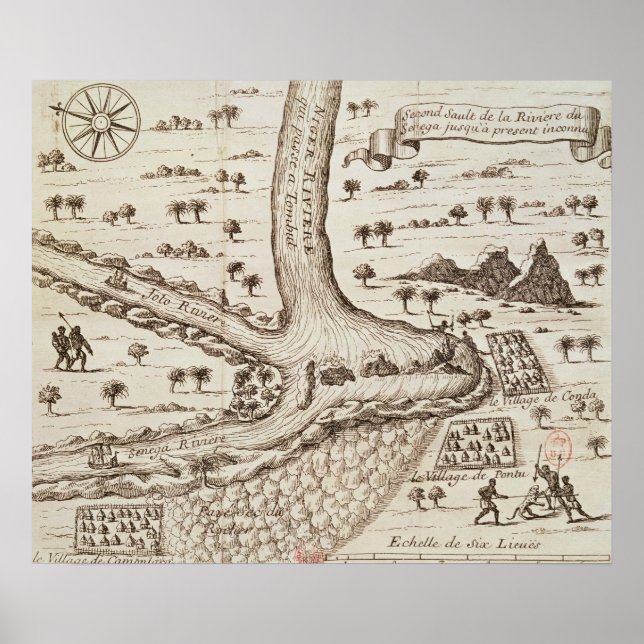 Zusammenfluss des Nigers Poster (Vorne)