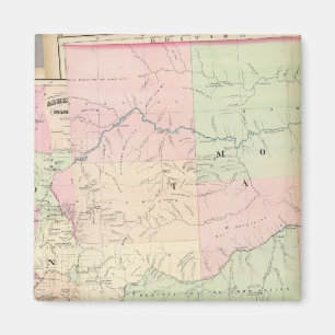 Zusammenfluss Montana, Idaho Magnet