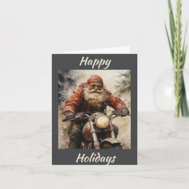 Zusammengefaltete Weihnachtskarte Feiertagskarte