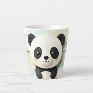 Zusammengefalteter Baby-Panda Süße Origami Milchtasse