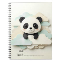 Zusammengefalteter Baby-Panda | Süße Origami